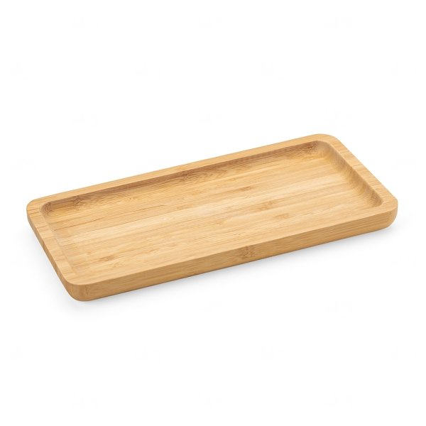 Petisqueira de Bambu Retangular 26x13cm Personalizada