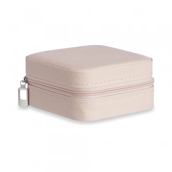 Porta-Joias em Couro Sintético Personalizado - 5x10x10cm 
