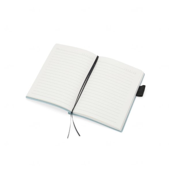 Caderneta A6 em Couro Sintético Personalizada - 14,7 x 10,9 cm 