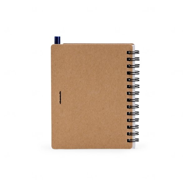 Caderno Ecológico com Caneta Personalizado - 13x10,5 cm 