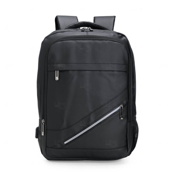Mochila Executiva 18L em Couro Sintético Personalizada 
