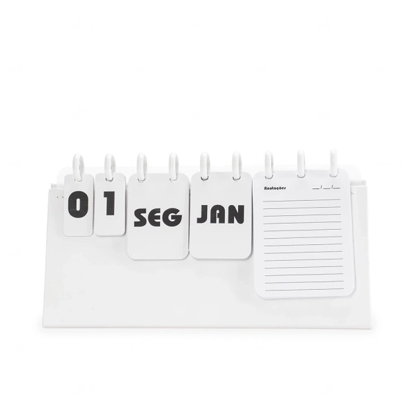 Calendário Permanente de Mesa Personalizado 