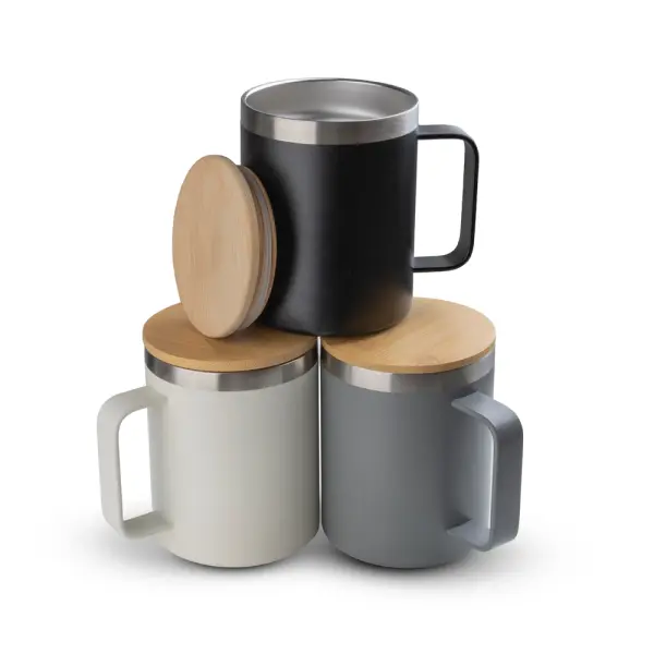 Caneca Térmica 400ml Inox Reciclado Personalizada 