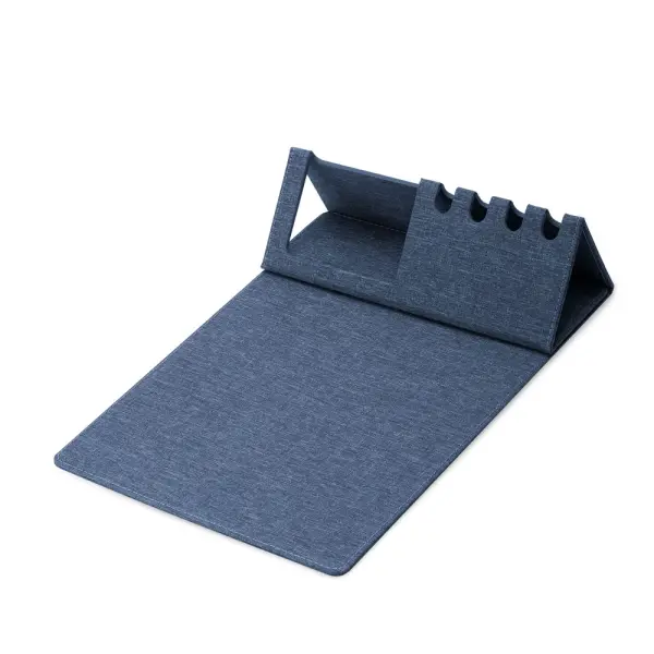 Mouse Pad com Porta Canetas e Porta Cartões Personalizado