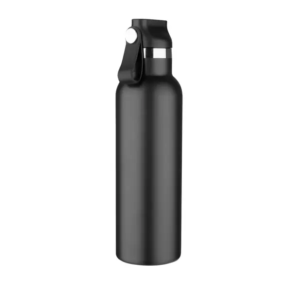 Kit Escritório em RPET Personalizado com caderno A5, garrafa térmica de 650ml e caneta em alumínio revestido em RPET 