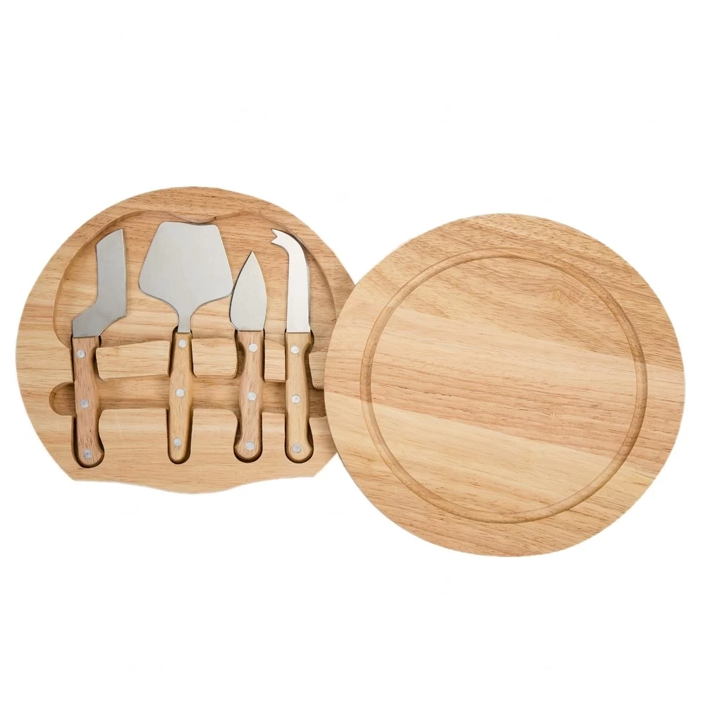 Kit Aperitivo 5 Peças com Tábua Estojo Personalizado 