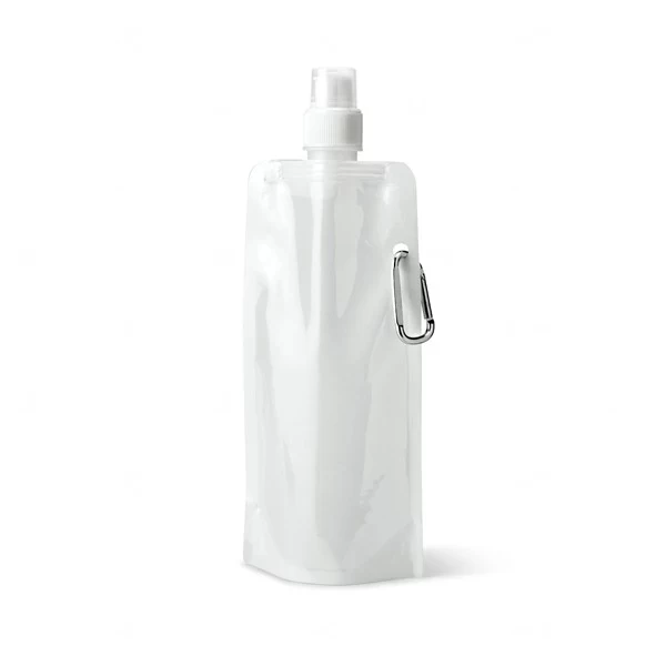Squeeze Dobrável 460ml com Mosquetão Personalizado 