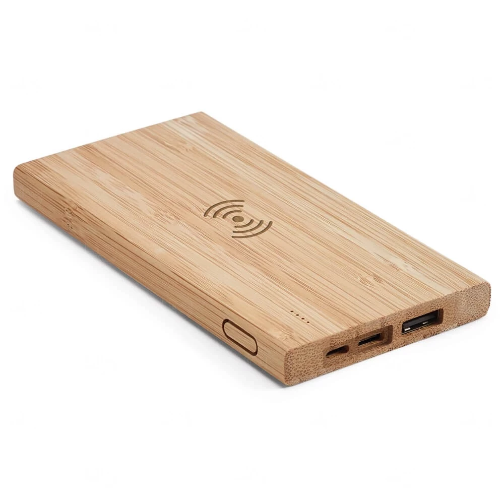 Bateria em Bambu Wireless 5.000 mAh Personalizada 