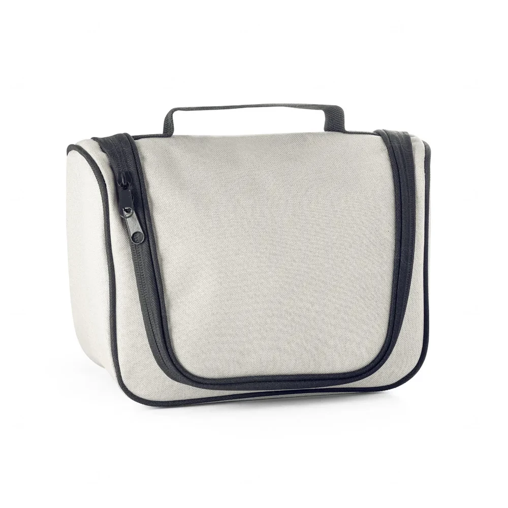 Nécessaire com Bolsos Internos e Gancho Personalizada Branco