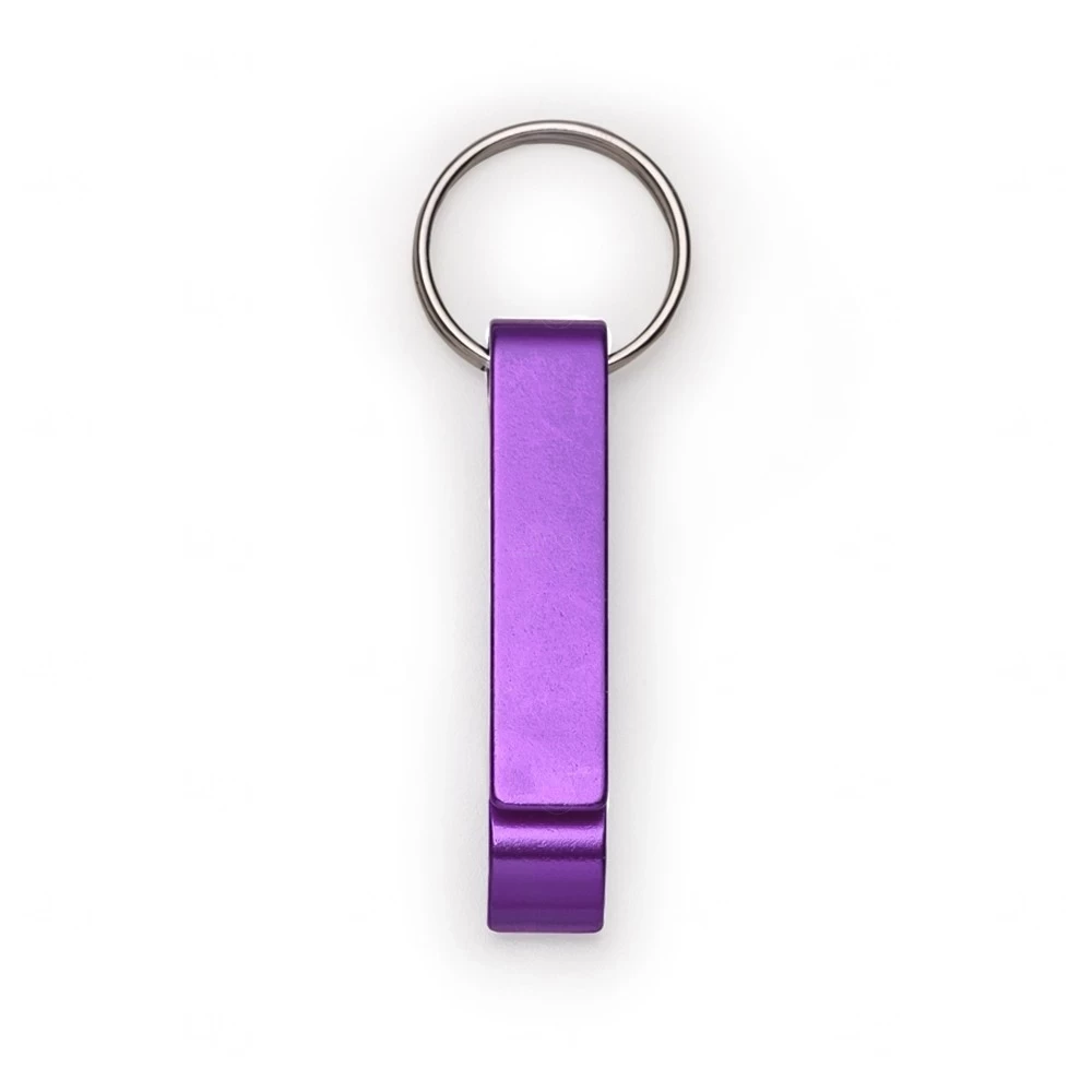 Chaveiro Abridor em Metal Colorido Roxo