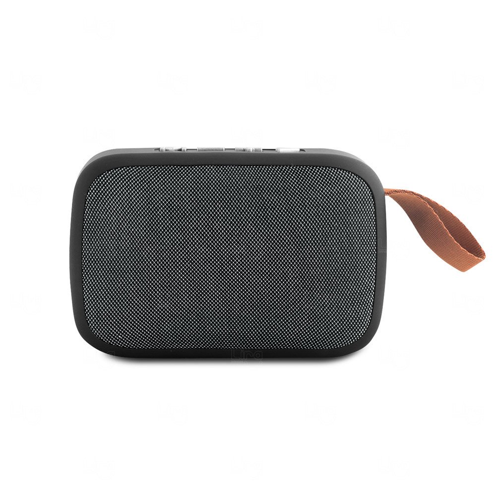 Caixa de Som Personalizada com Rádio FM e Microfone 