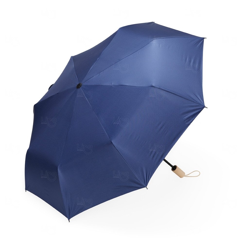 Guarda-Chuva com Proteção UV e Pega de Madeira Personalizado 
