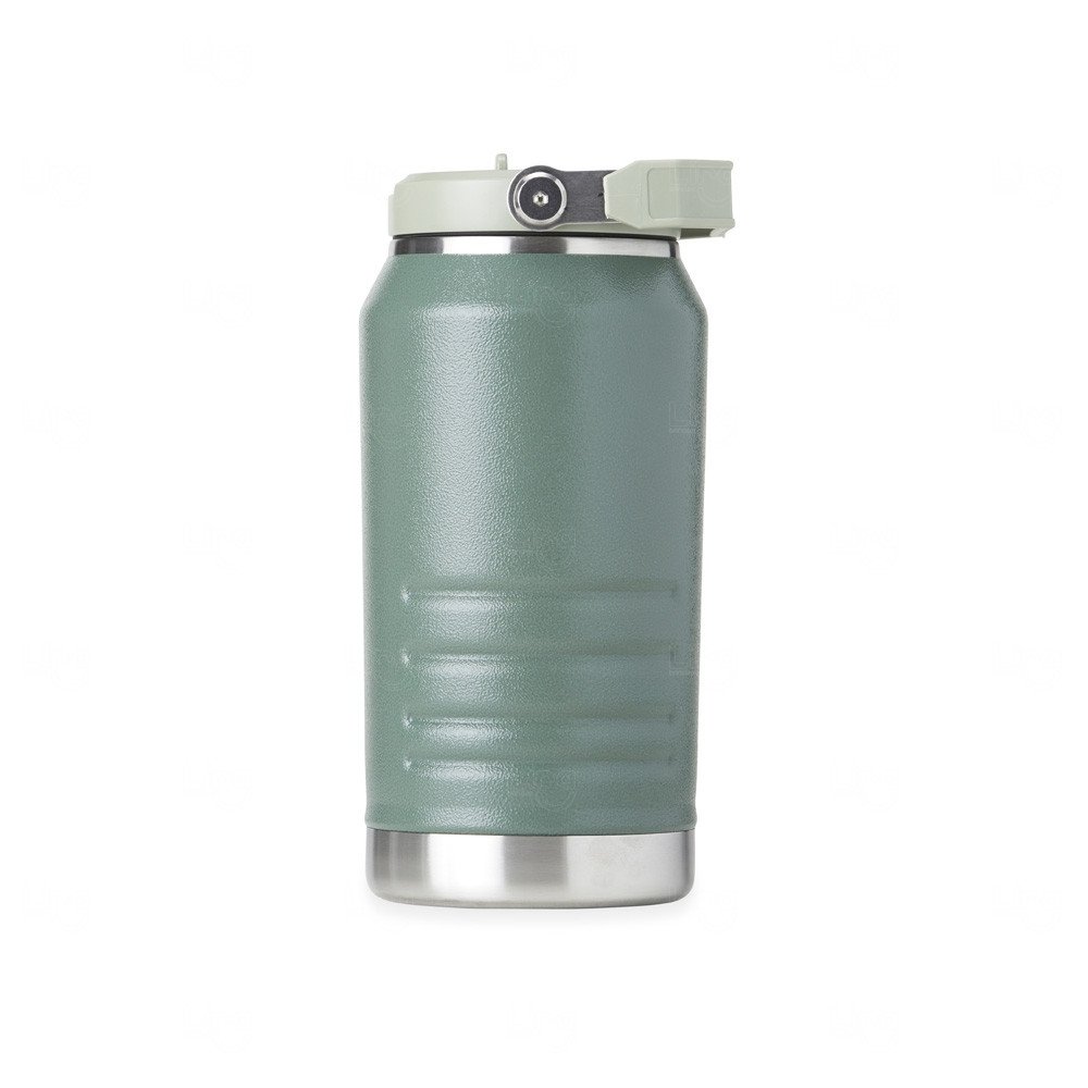 Garrafa Térmica Inox 1,1L com Alça e Bico Flip Personalizada 
