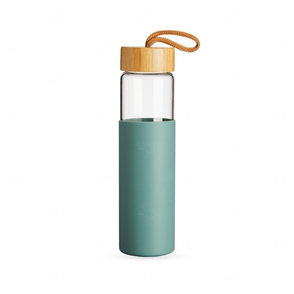 Garrafa de Vidro Personalizada - 750ml Verde