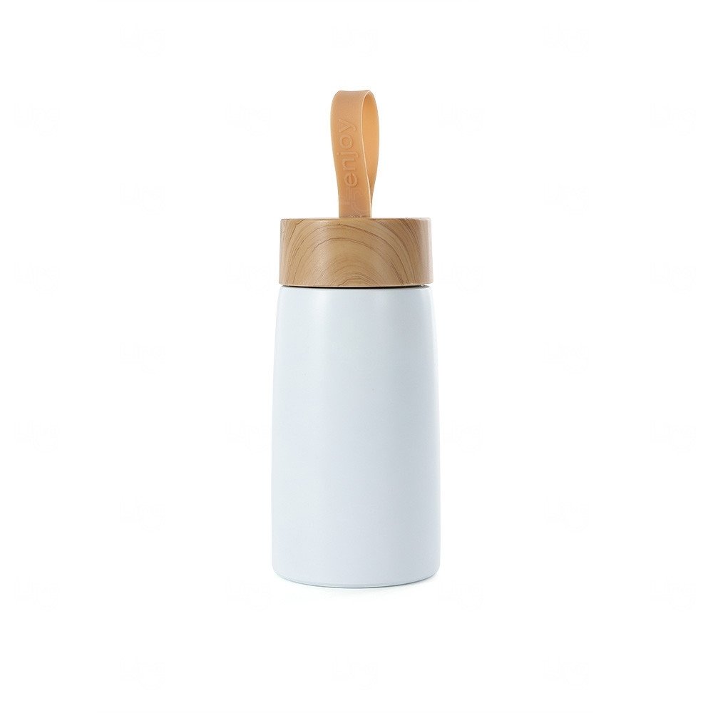 Garrafa Inox Parede Dupla Personalizada  - 250ml Branco
