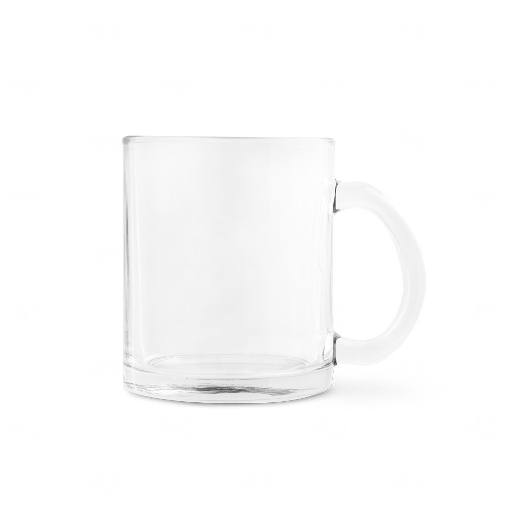 Caneca de Vidro 350ml Personalizada 