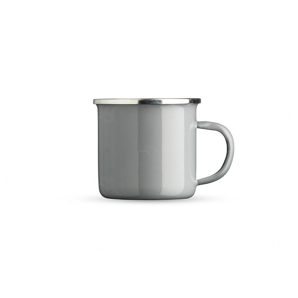 Caneca Inox Esmaltada 370ml Personalizada 