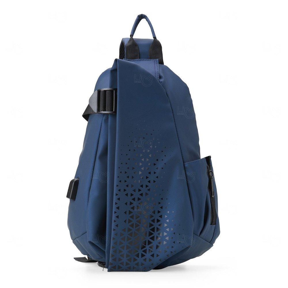 Mochila de Ombro Esportiva 16L Personalizada Azul
