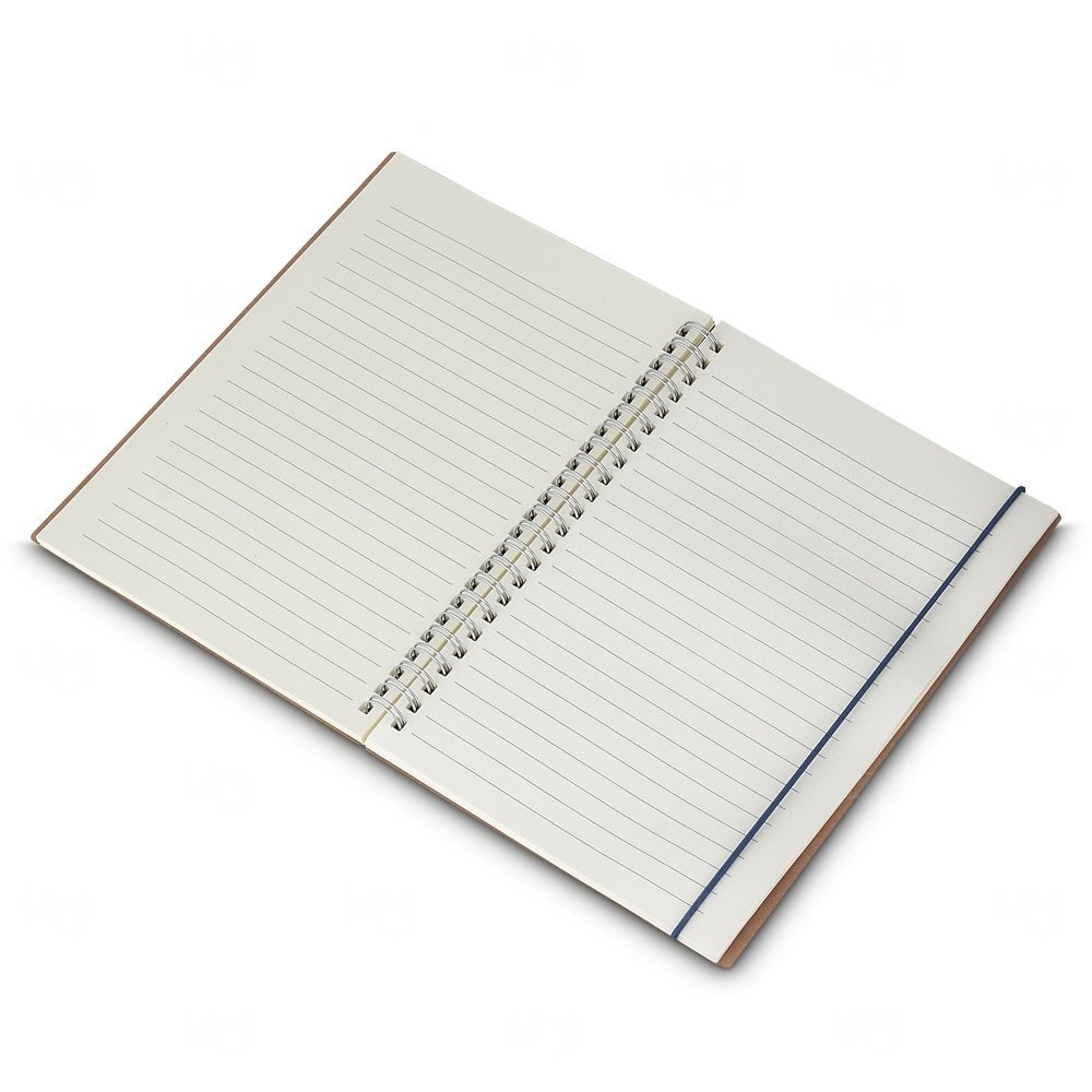 Caderno A5 de Papel Reciclado Personalizado - 21 x 15 cm 