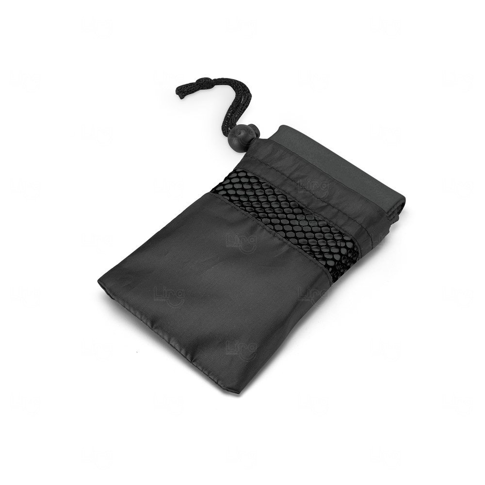 Toalha Esportiva de Microfibra com Bolsa Personalizada 