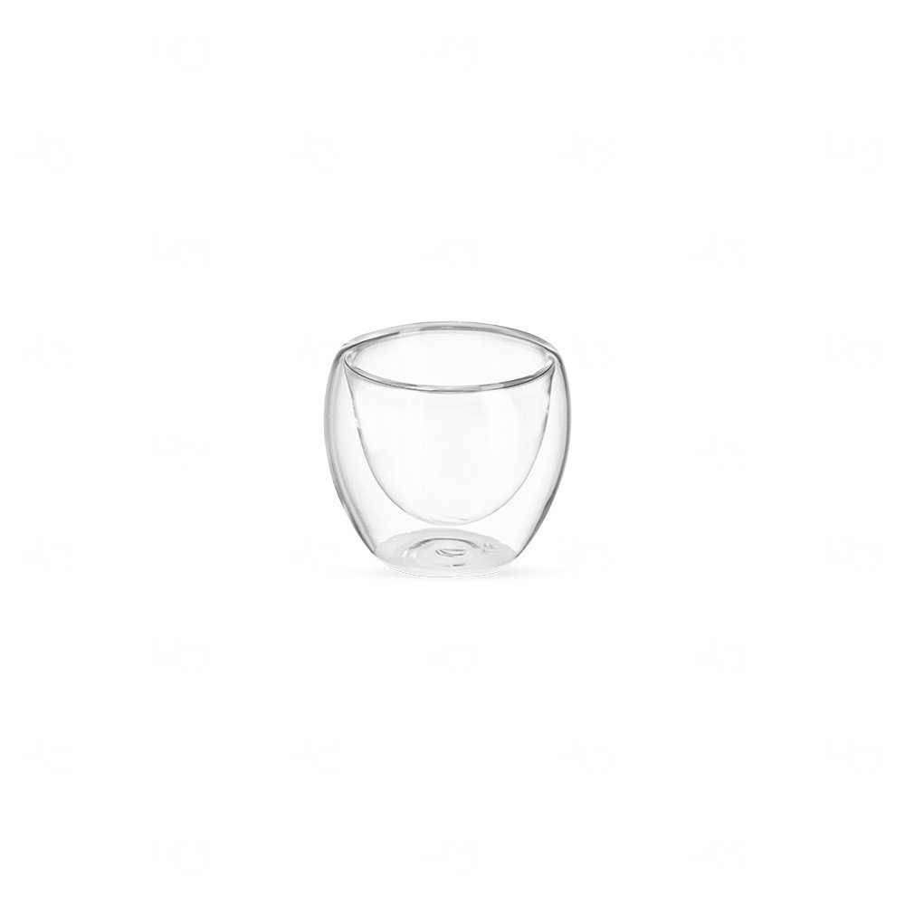 Copo de Vidro Duplo para Café Personalizado - 80ml 