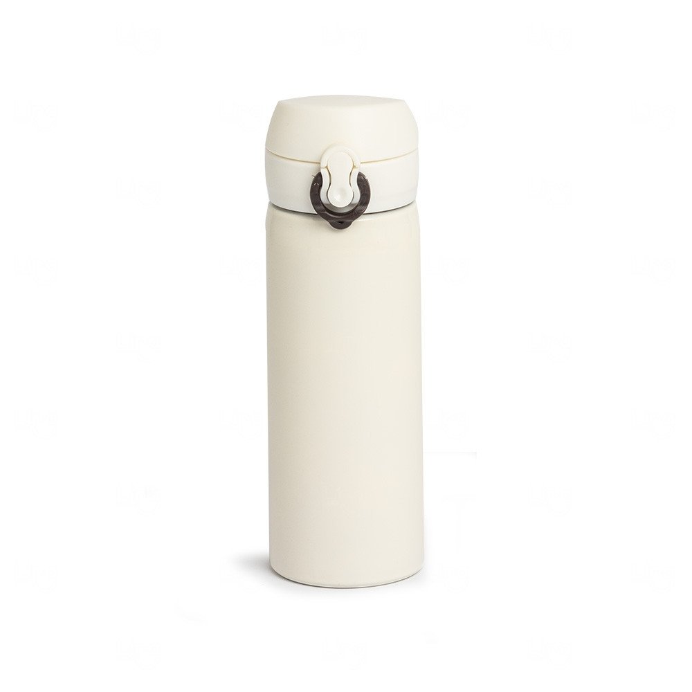 Garrafa Inox com Botão de Trava Personalizada - 500ml 