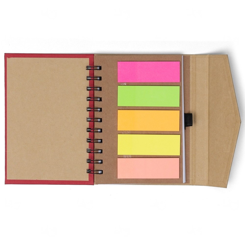 Caderneta Ecológica Autoadesivos Personalizada - 16,3 x 13,5 cm 