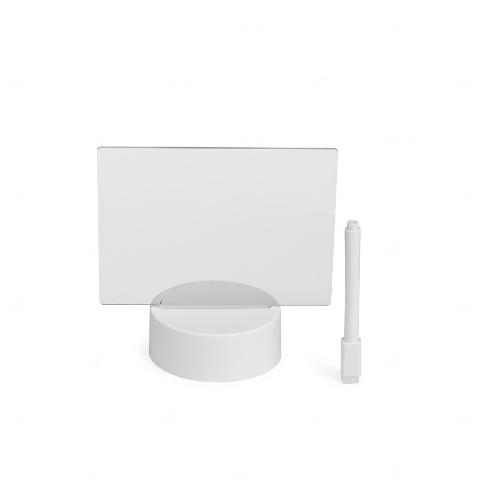 Luminária de Mesa LED com Tela para Recados 