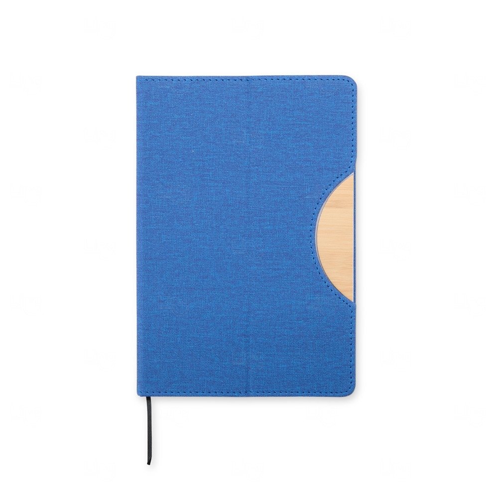 Moleskine com Suporte de Celular Personalizado - 21 x 14,3 cm Azul