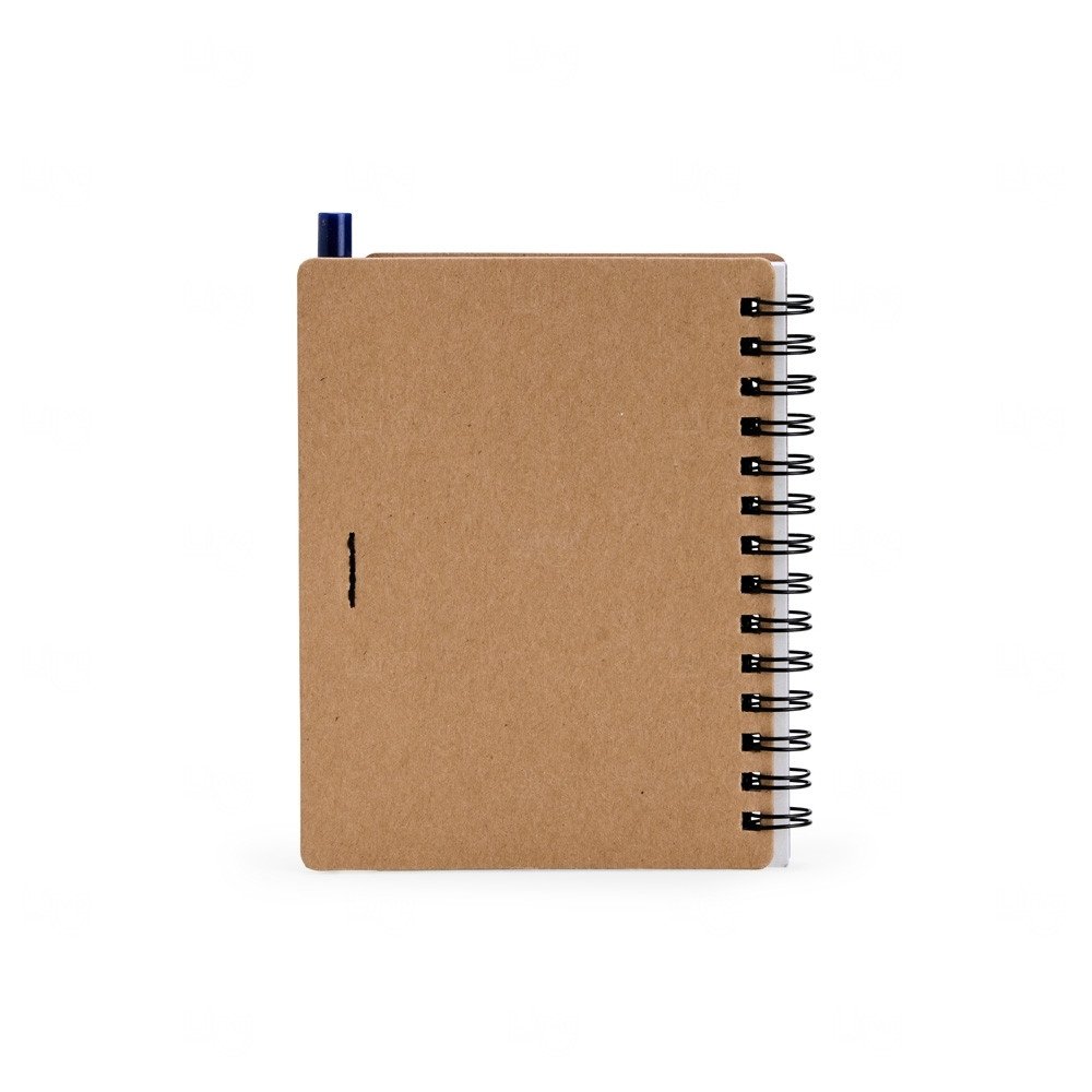 Caderno Ecológico com Caneta Personalizado - 13x10,5 cm 