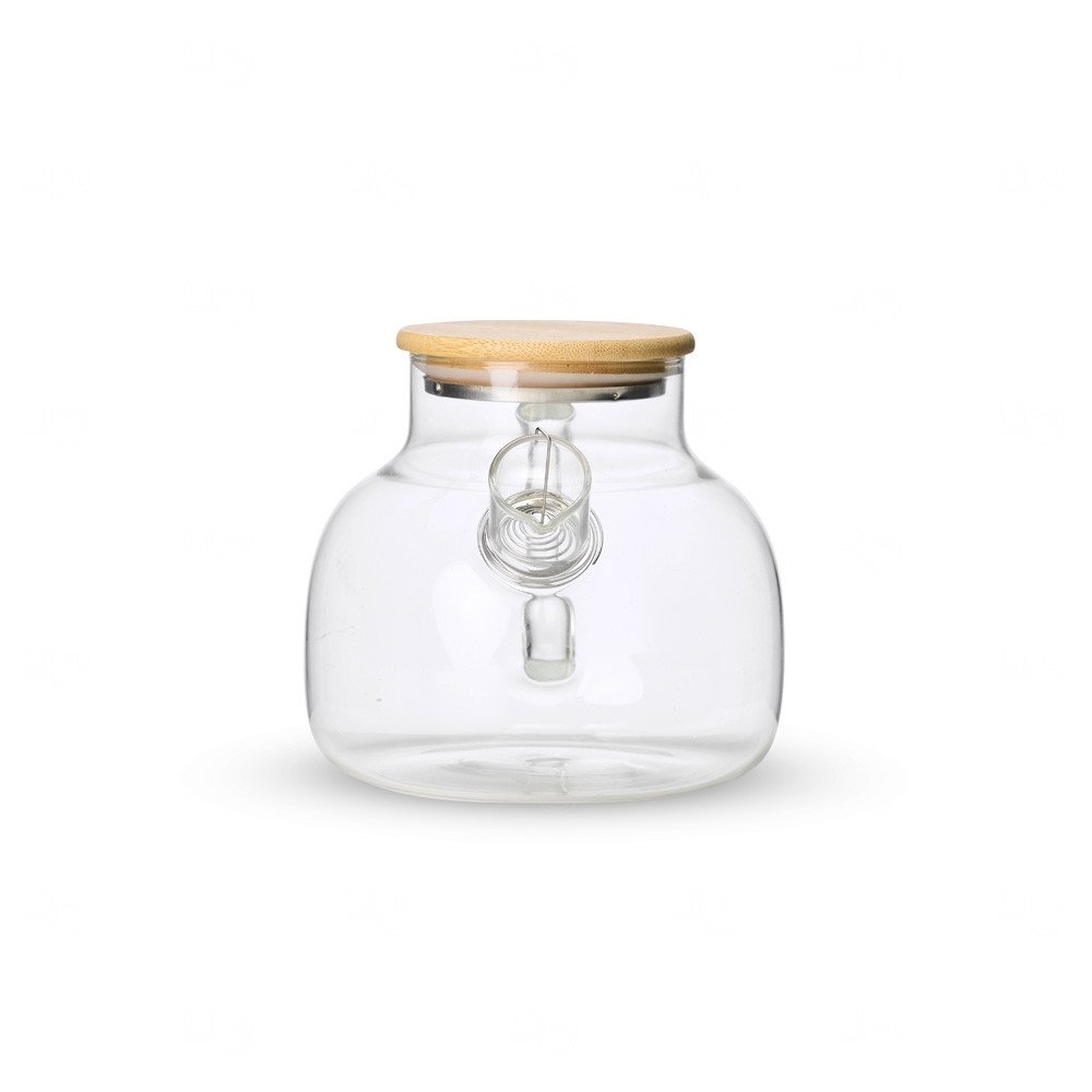 Chaleira de Vidro com Infusor Personalizada - 1 Litro 