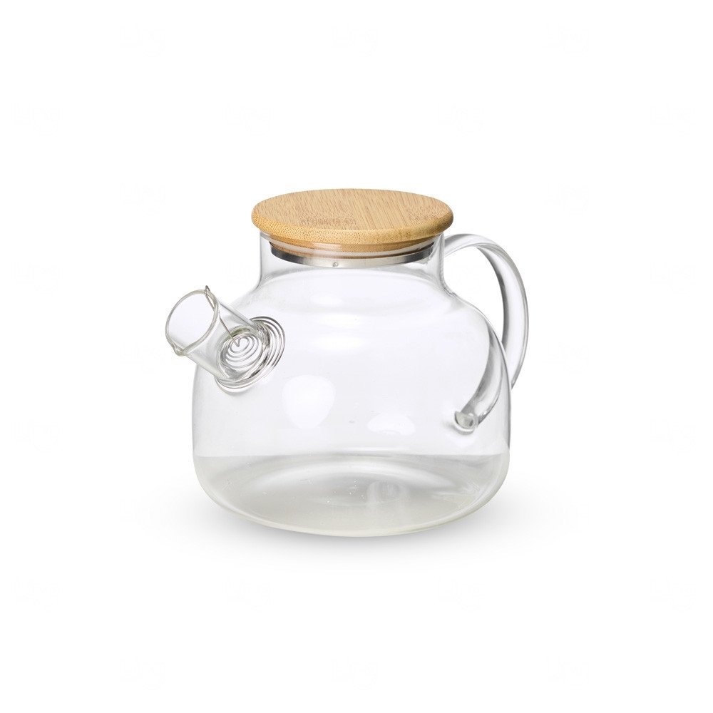 Chaleira de Vidro com Infusor Personalizada - 1 Litro 