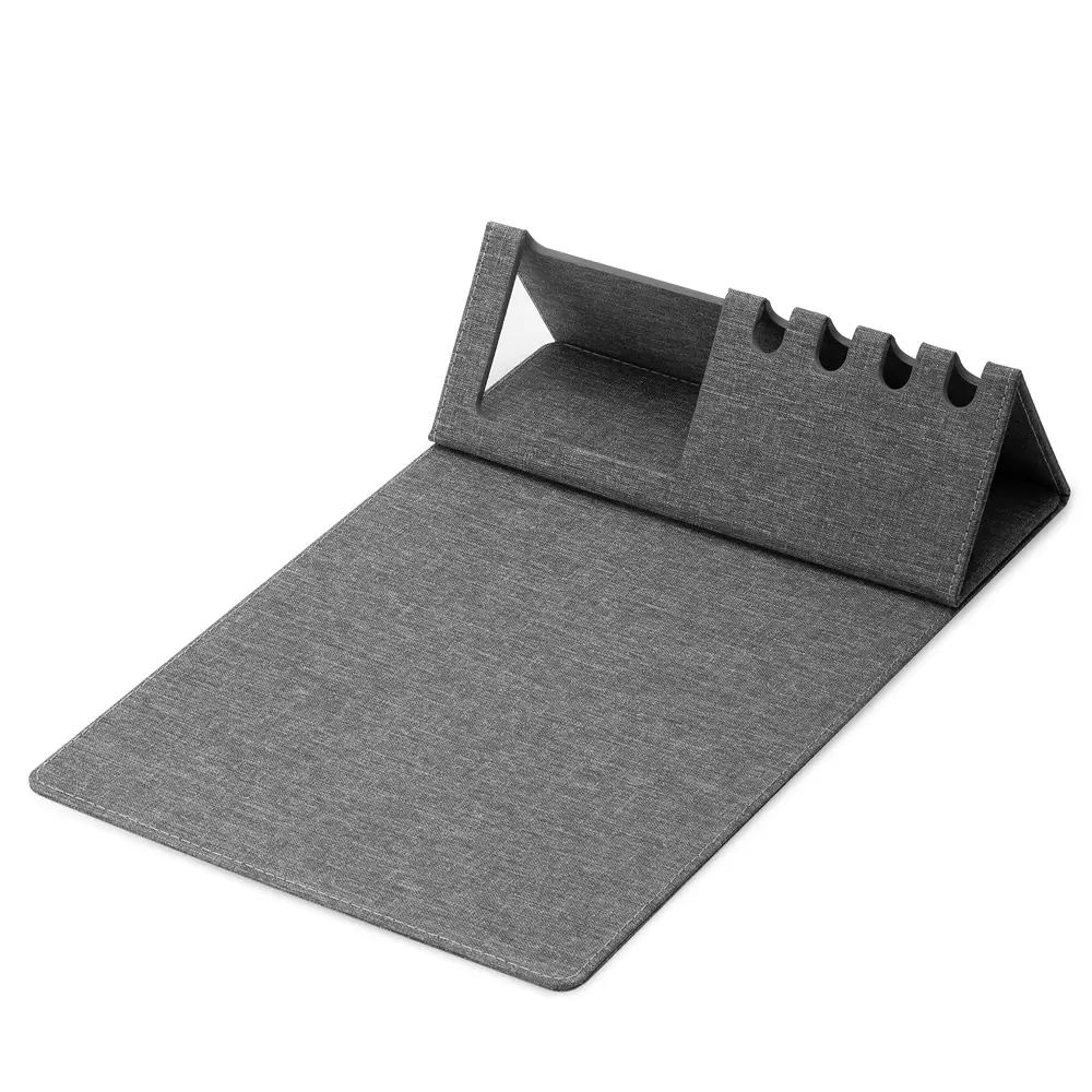 Mouse Pad com Porta Canetas e Porta Cartões Personalizado 
