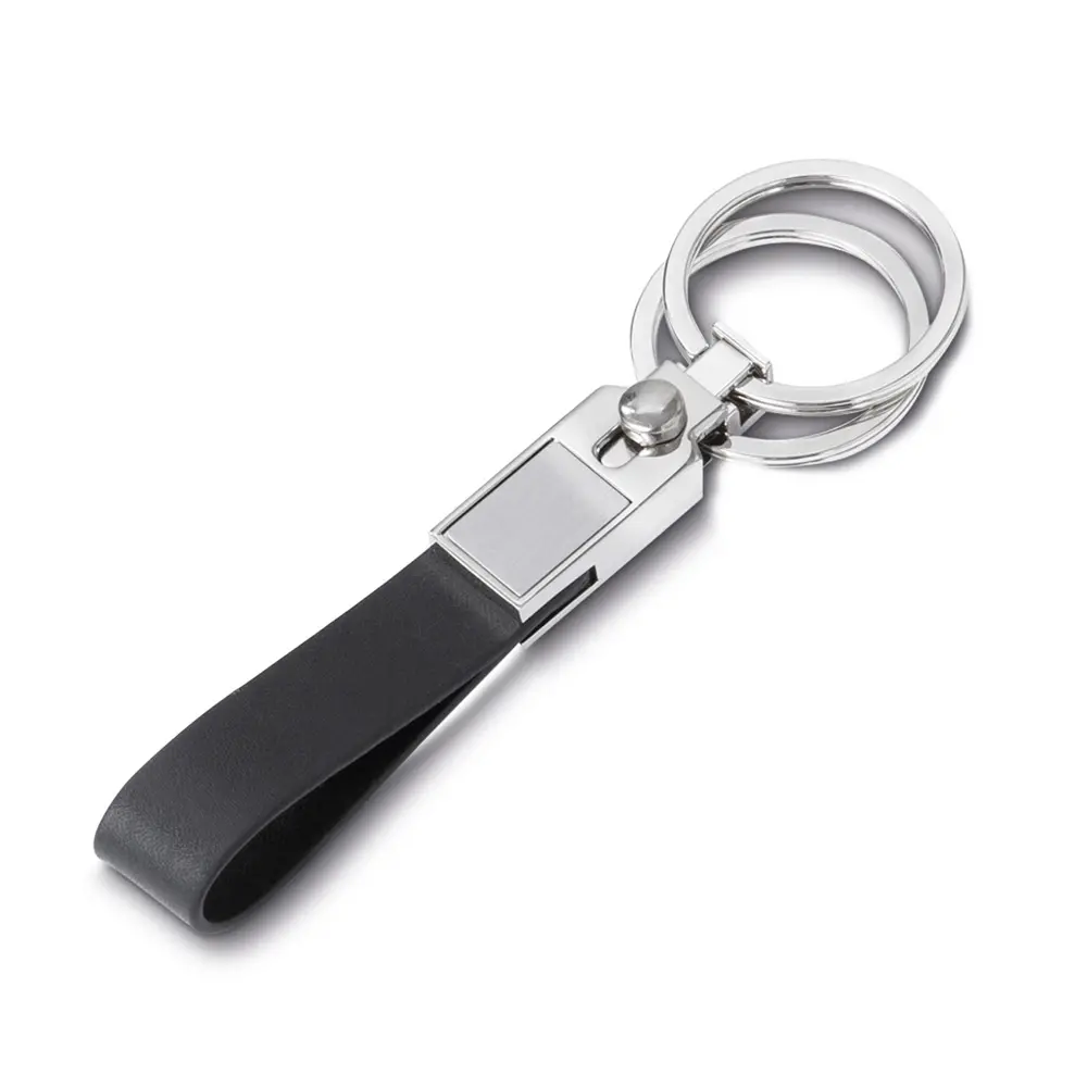 Chaveiro de Metal com Couro Sintético Personalizado 